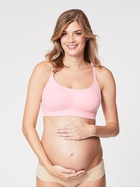 Cake Maternity Seamless Maternity Nursing Bra in Light Pink
